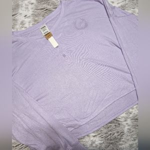 🪻PINKCOZY LONG-SLEEVE SLEEP SHIRT🪻